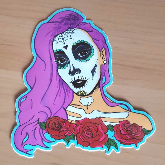Christina Dark Cosplay // Dia de los Muertos Collab Stickers