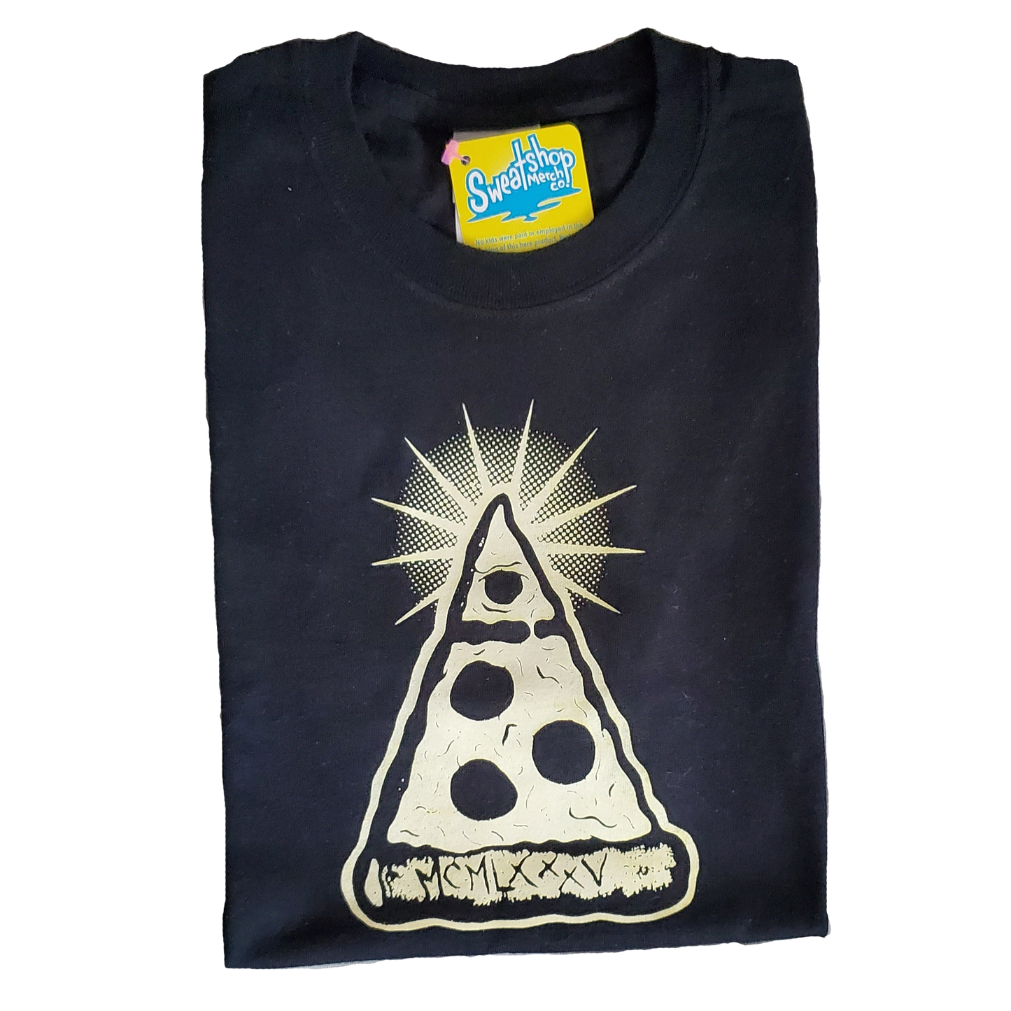 Annuit Pizzatis All Seeing Pepperoni Illuminati Pizza T-Shirts